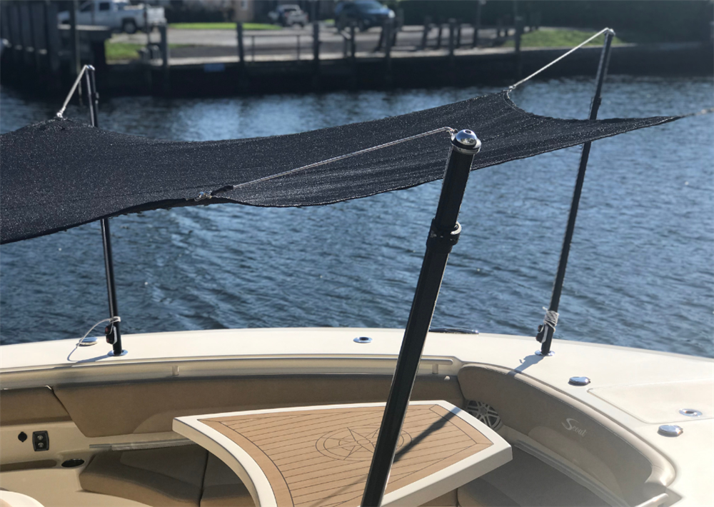 taco marine | carbon fiber sun shade pole